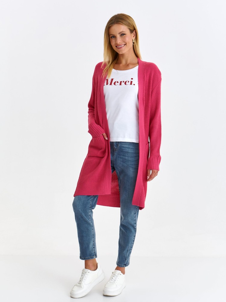 Kardigan z długim rękawem