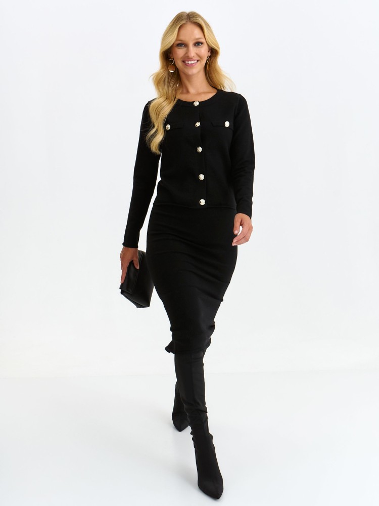 Kardigan o formie żakietu