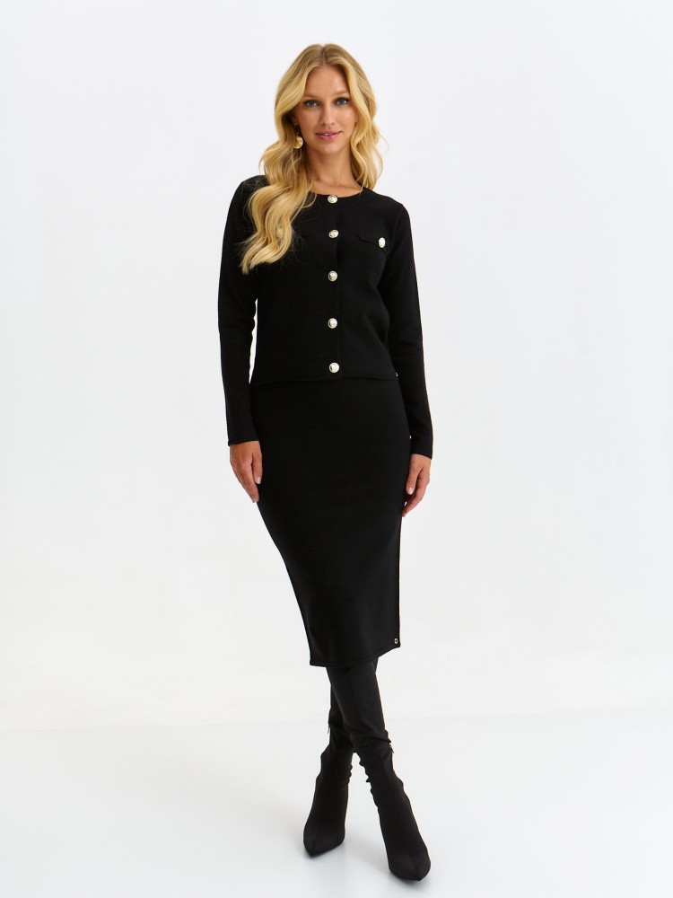 Kardigan o formie żakietu