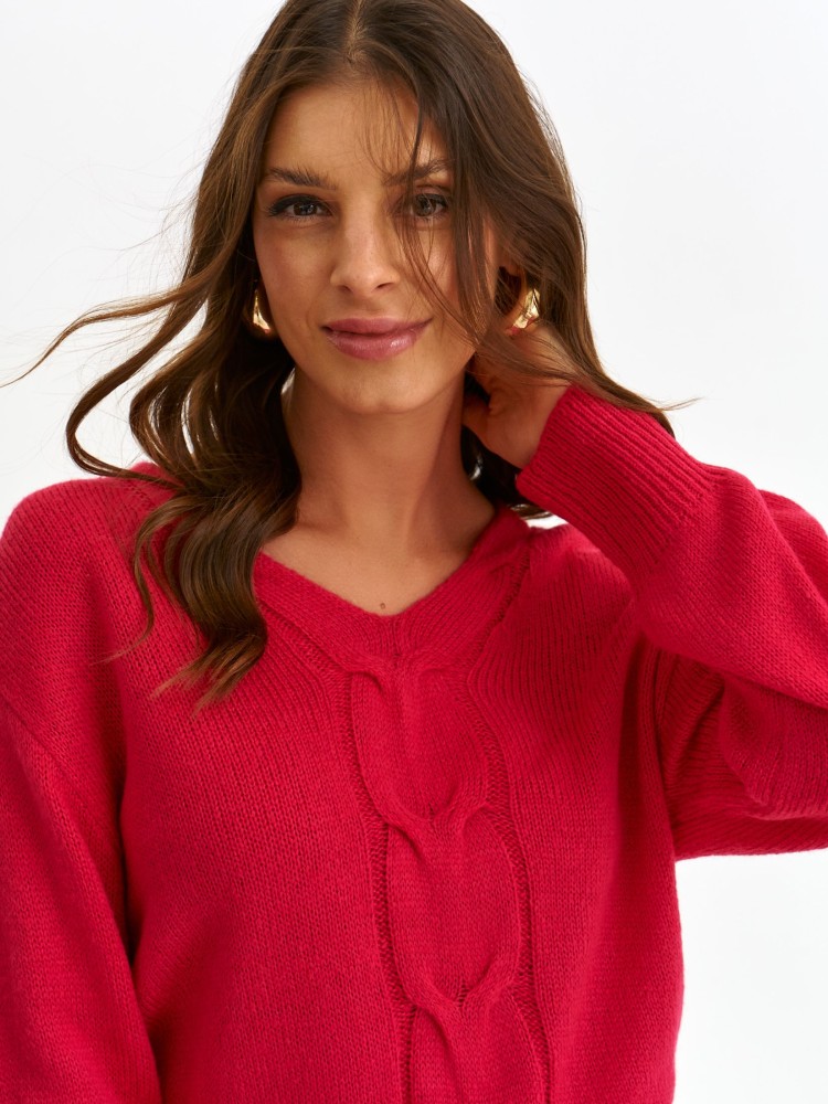 Sweter z ozdobnym splotem Sweter z ozdobnym splotem