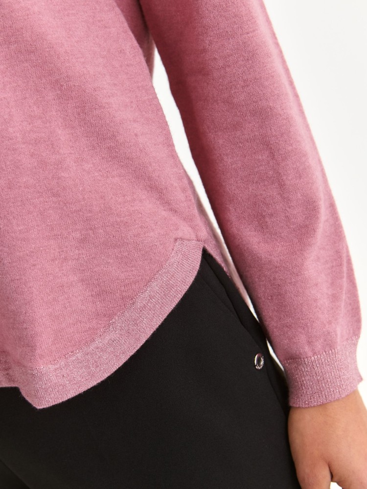 Sweter z błyszczącym wykończeniem Sweter z błyszczącym wykończeniem