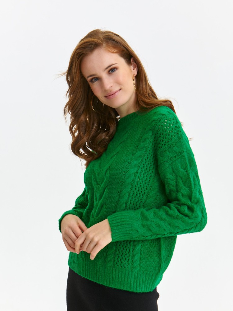 Sweter z długim rękawem i stójką Sweter z długim rękawem i stójką