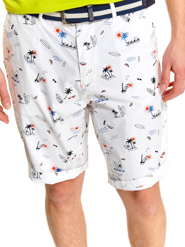 Szorty męskie we wzór