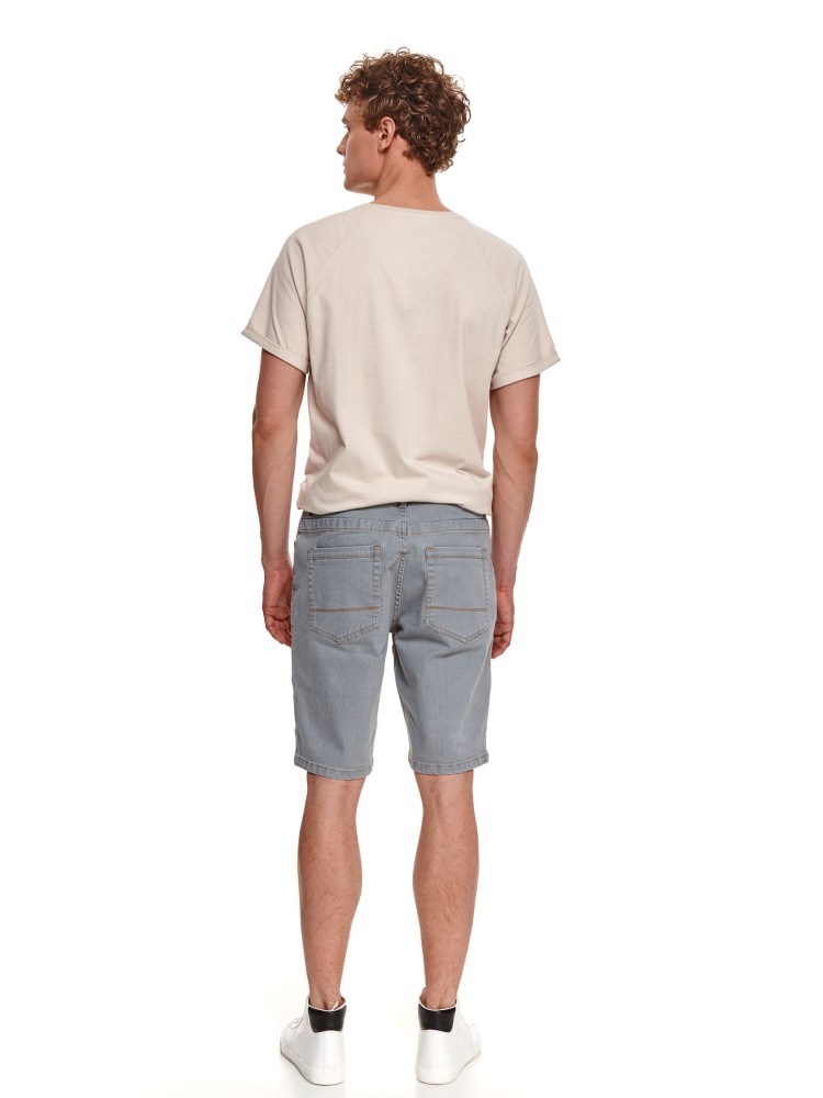 Męskie szorty jeansowe z fakturą Męskie szorty jeansowe z fakturą