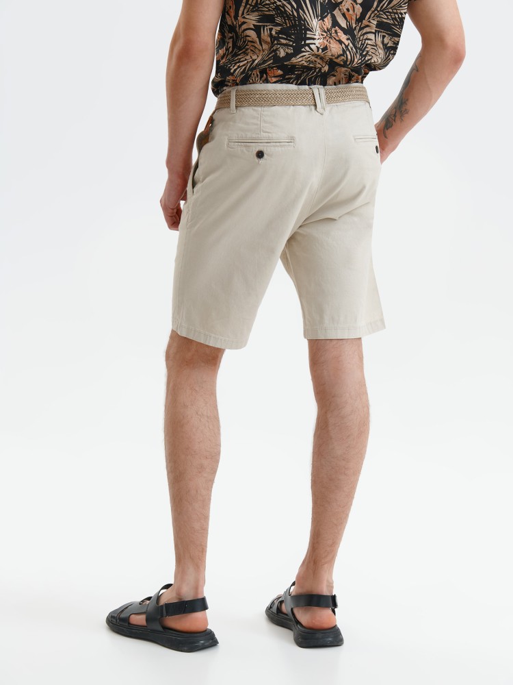 Szorty tkaninowe z paskiem