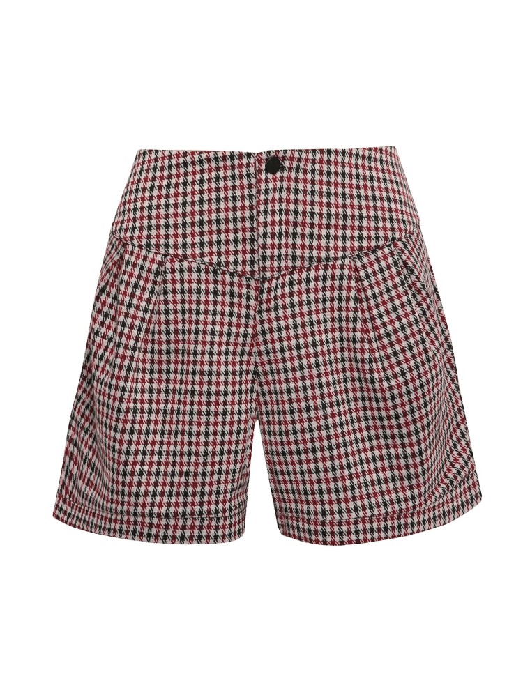 Szorty damskie w kratkę