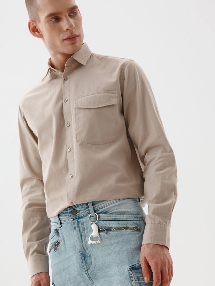 Jeansowe szorty męskie typu bojówki