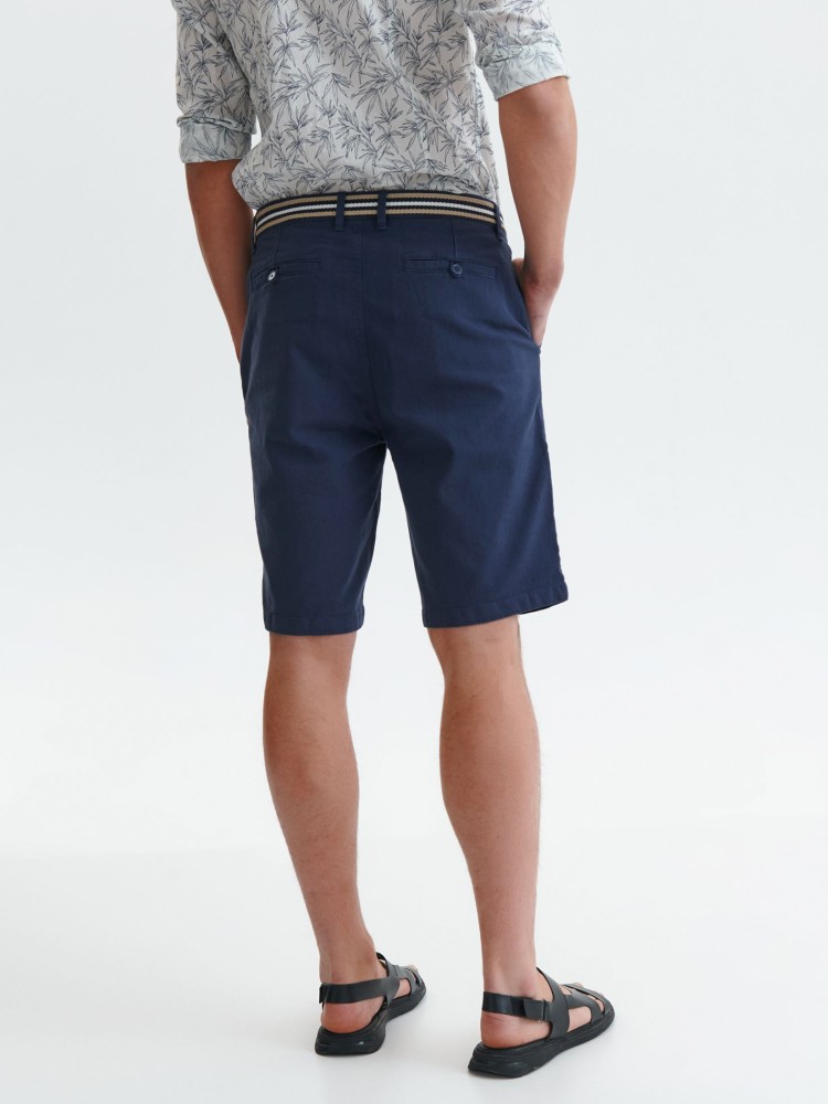 Szorty męskie z paskiem