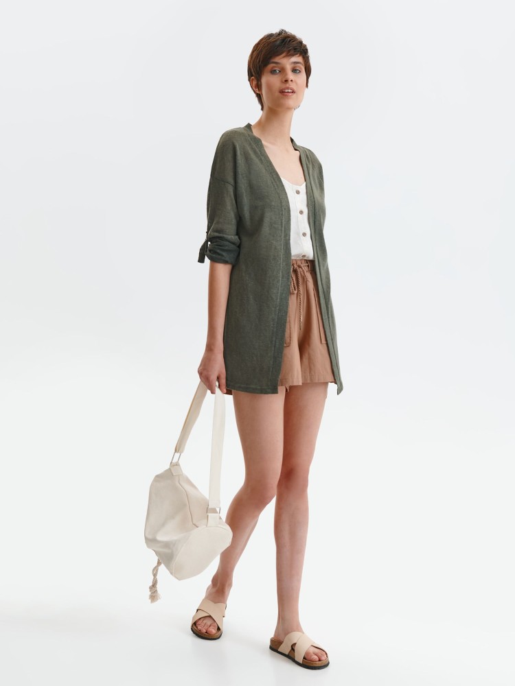 Luźne szorty damskie z kieszeniami