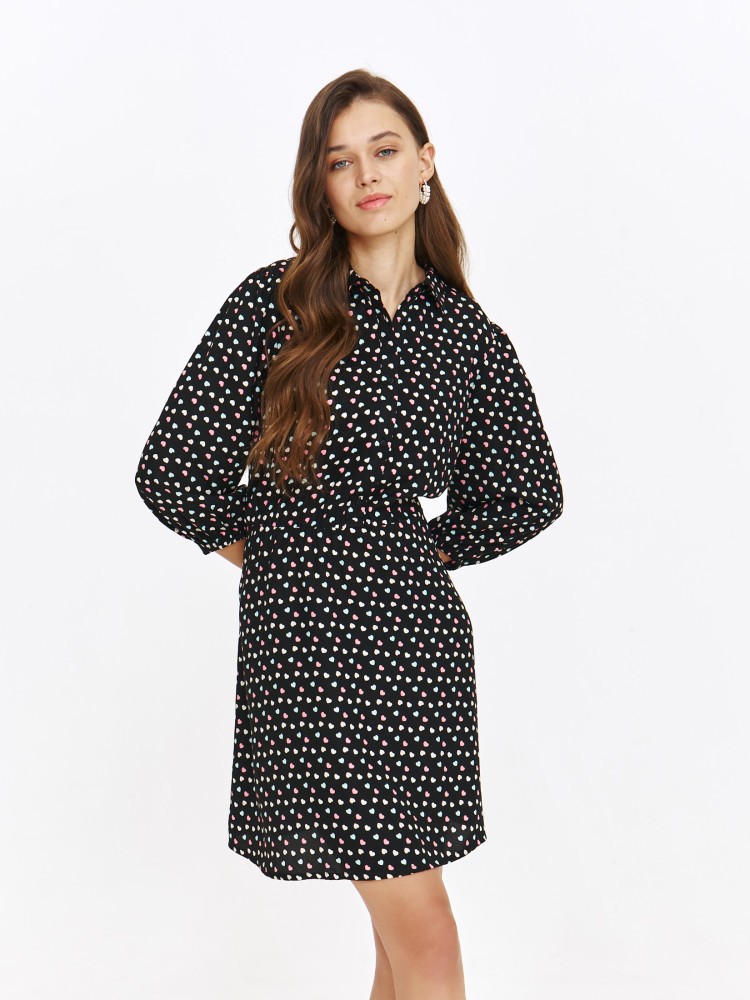 Sukienka damska mini w serduszka