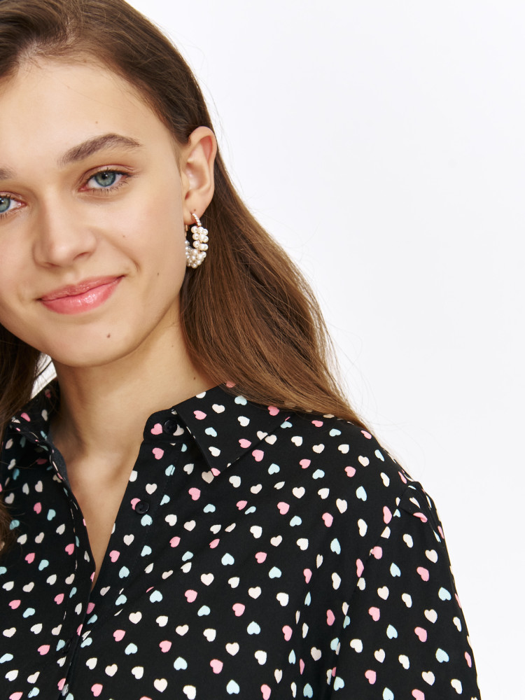 Sukienka damska mini w serduszka