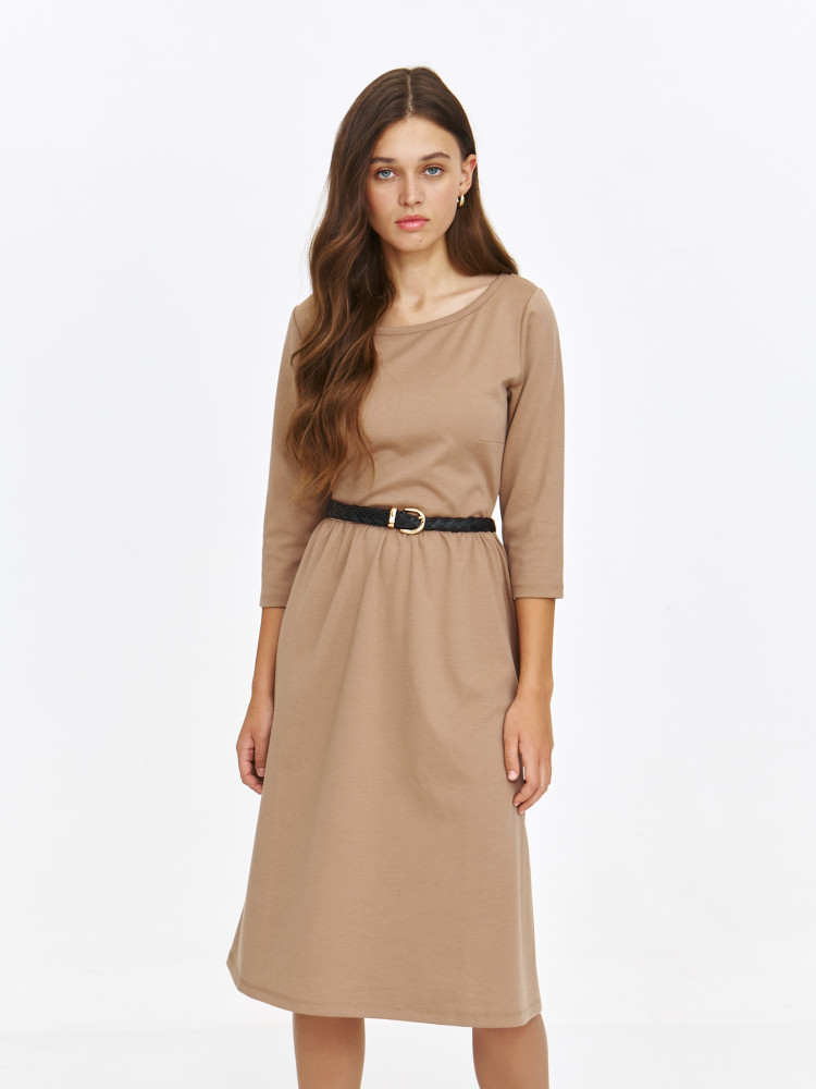 Sukienka damska z marszczeniami