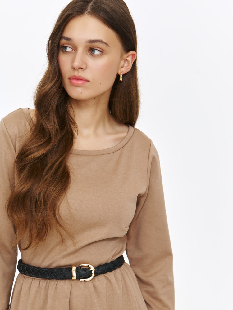 Sukienka damska z marszczeniami