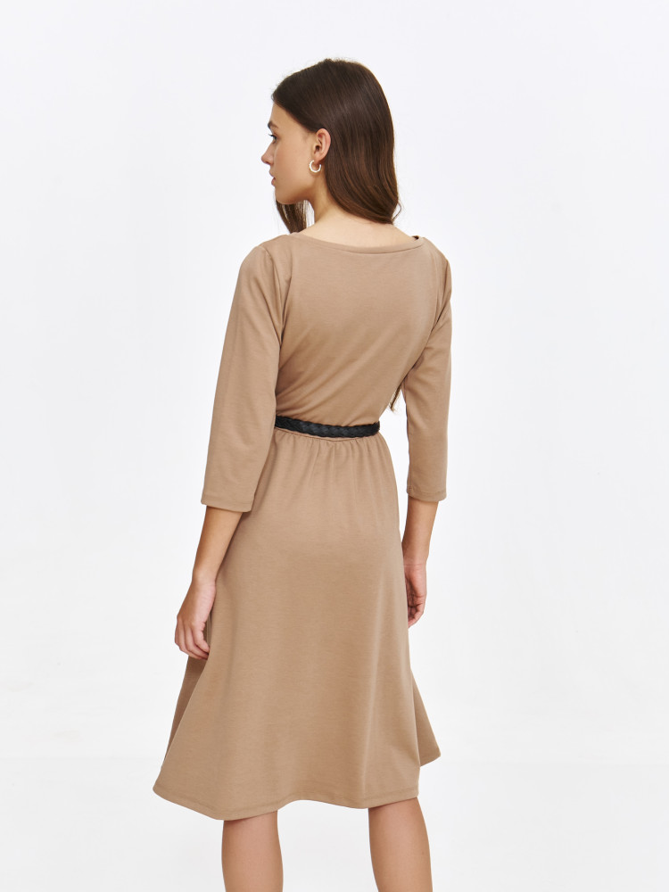 Sukienka damska z marszczeniami