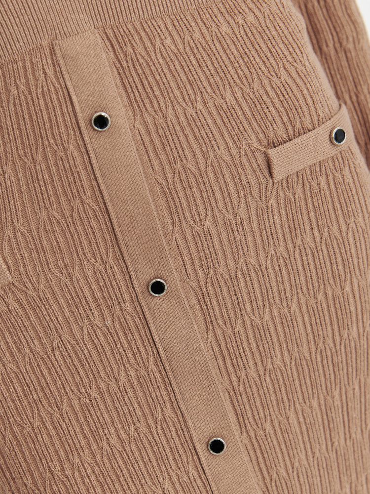 Dzianinowa sukienka midi 