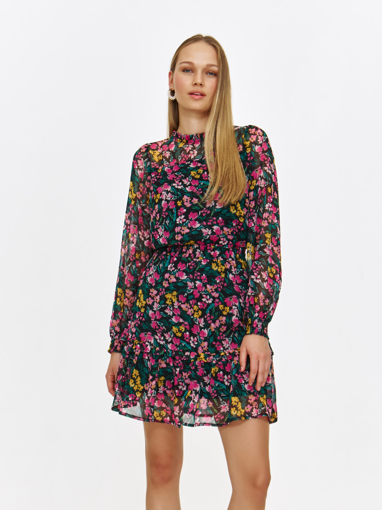 Stylowa sukienka w kwiatowy wzór