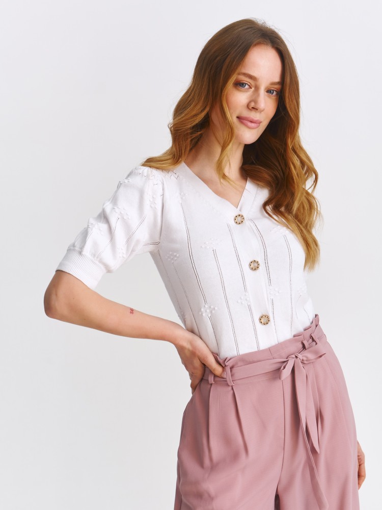 Kardigan z ozdobnymi guzikami Kardigan z ozdobnymi guzikami