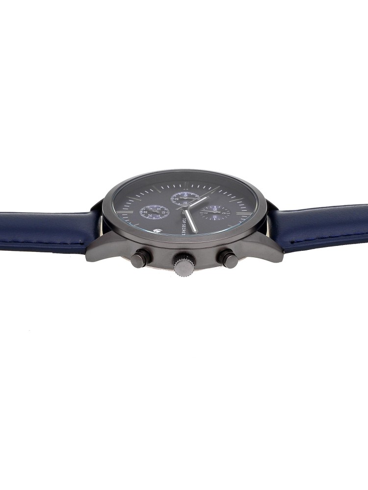 Zegarek w stylu chronograf w kolorze tytanowym