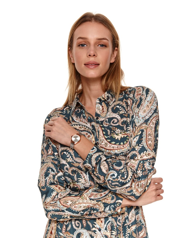 Elegancki zegarek z kopertą w kolorze różowego złota