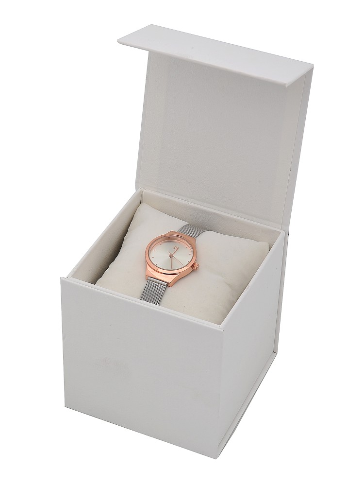 Elegancki zegarek z kopertą w kolorze różowego złota