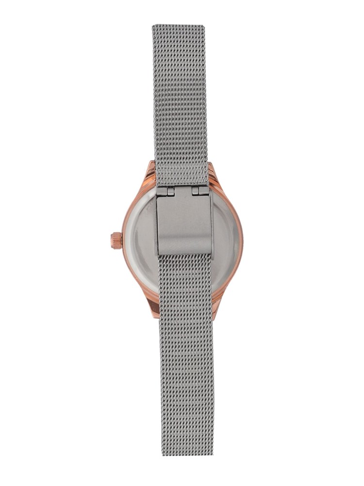 Elegancki zegarek z kopertą w kolorze różowego złota