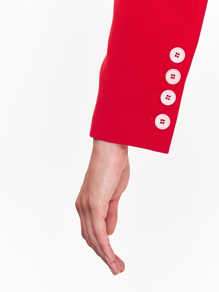 Elegancki żakiet w modnym kolorze, dwurzędowy