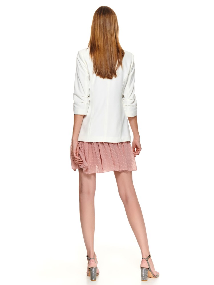 Wydłużona marynarka z podwiniętymi rękawami