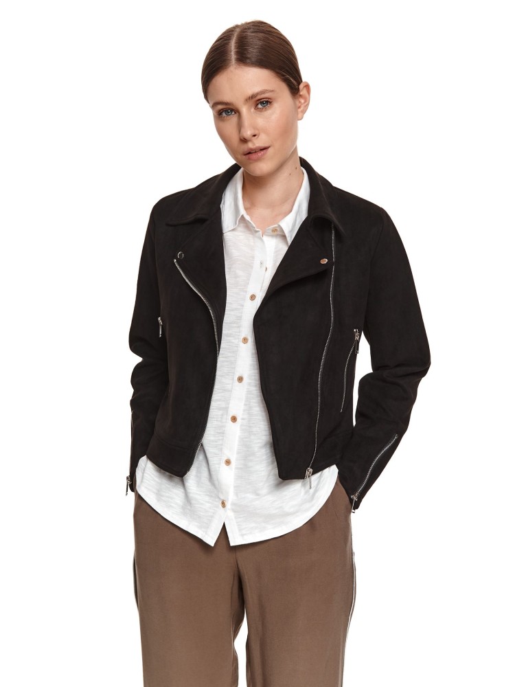 Ramoneska z imitacji zamszu