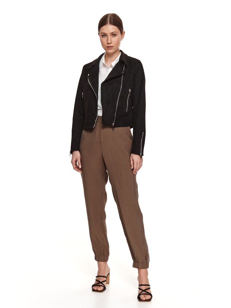 Ramoneska z imitacji zamszu