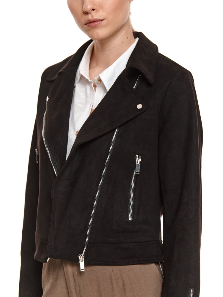 Ramoneska z imitacji zamszu