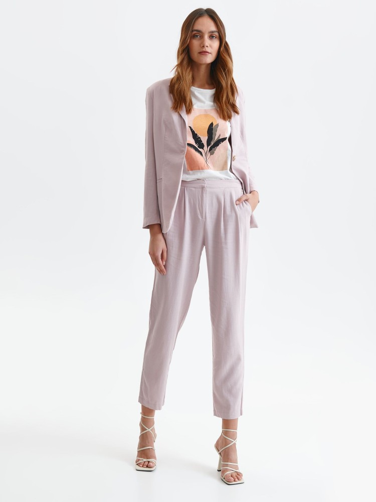 Taliowany żakiet z dodatkiem lnu Taliowany żakiet z dodatkiem lnu