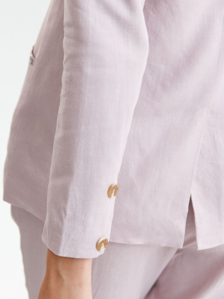 Taliowany żakiet z dodatkiem lnu Taliowany żakiet z dodatkiem lnu