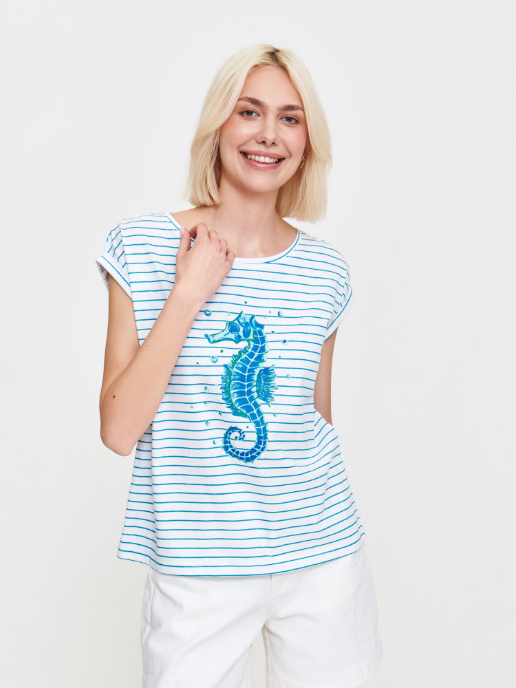 T-shirt z krótkim rękawem z nadrukiem 