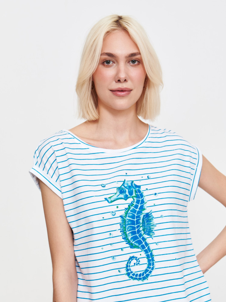 T-shirt z krótkim rękawem z nadrukiem 