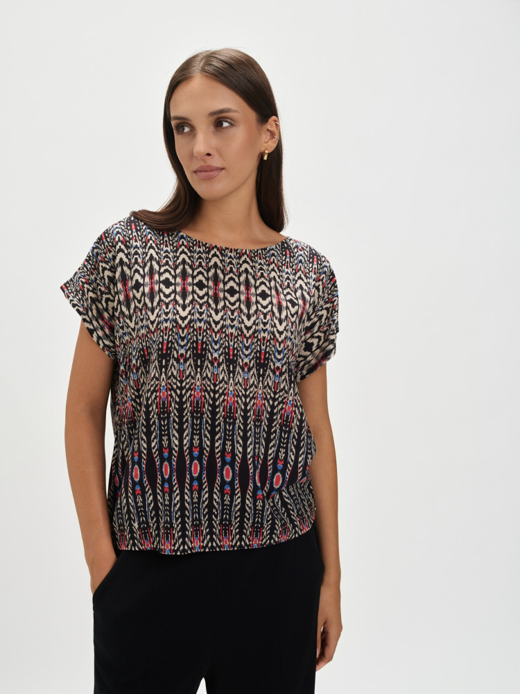 Stylowa bluzka z wzorem etno 