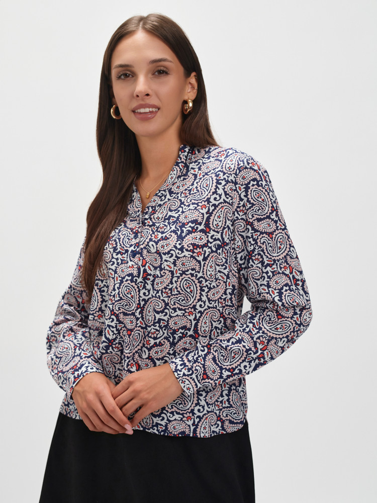 Elegancka wzorzysta bluzka 
