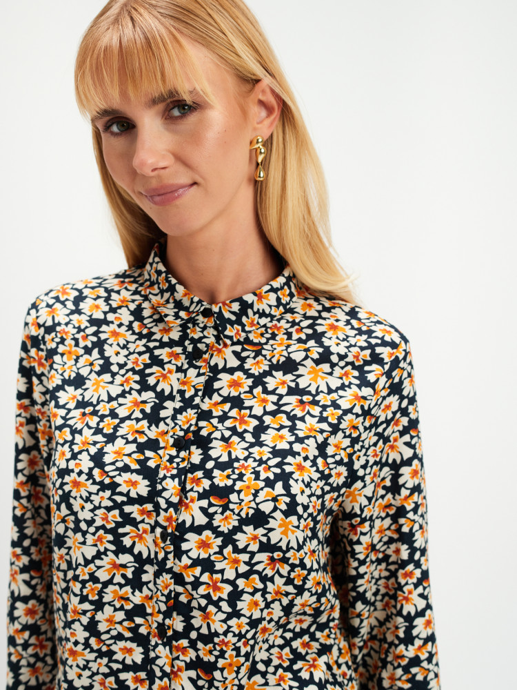 Koszula w żółte kwiaty 