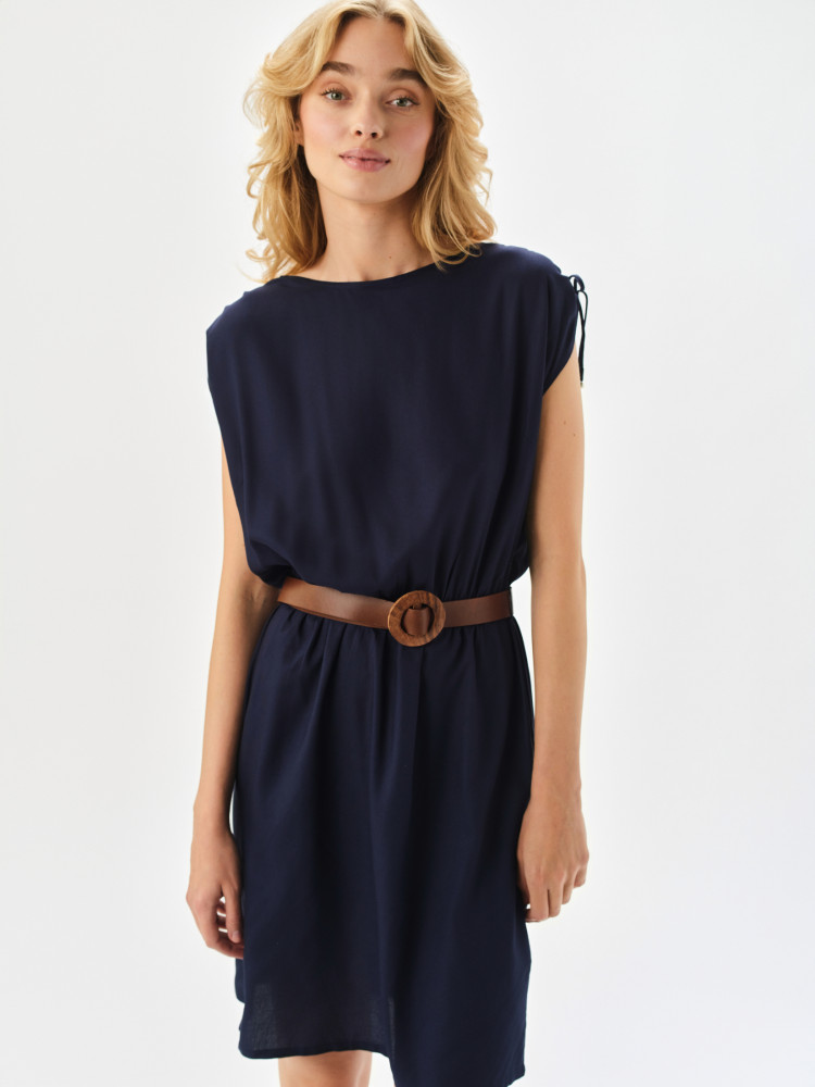 Granatowa sukienka mini 