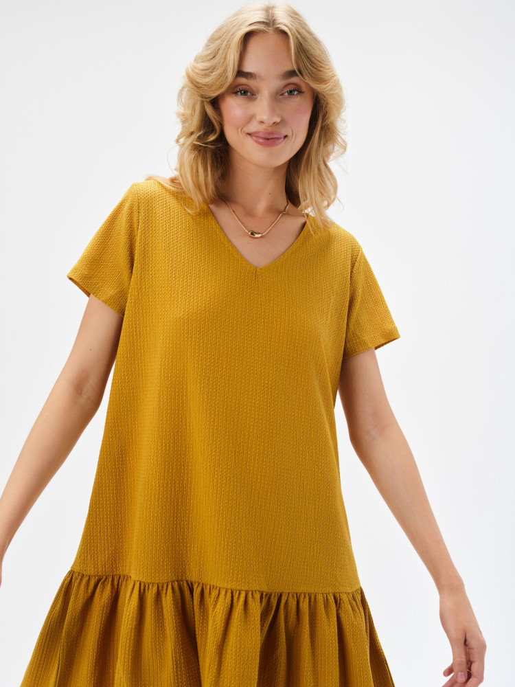 Żółta mini sukienka 