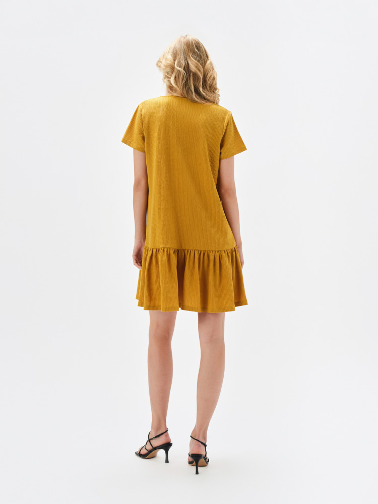 Żółta mini sukienka 