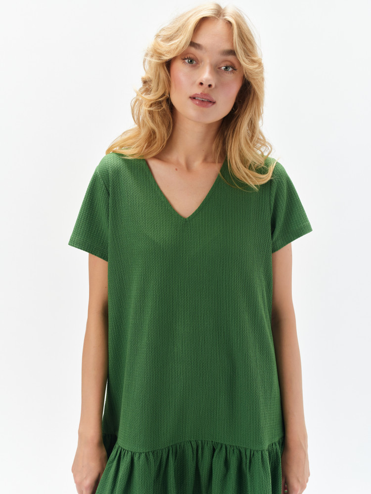 Zielona mini sukienka 