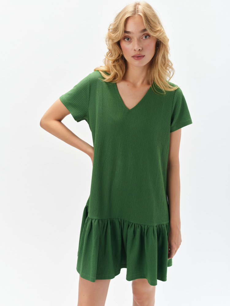 Zielona mini sukienka 