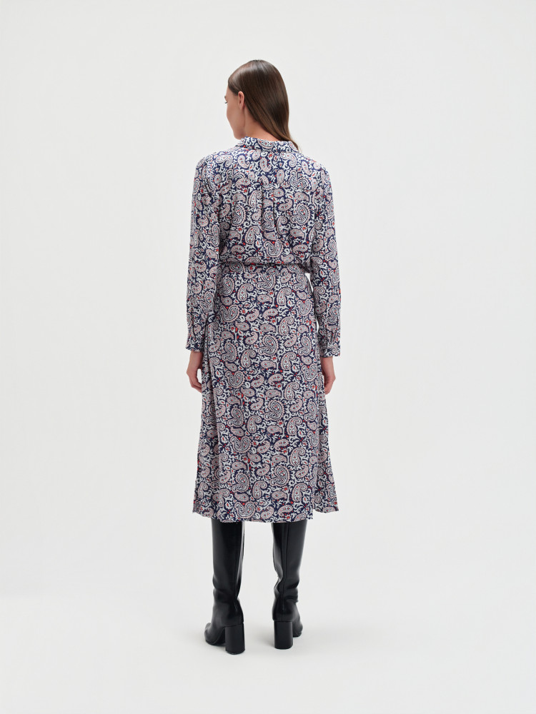 Szmizjerka midi z etnicznym printem