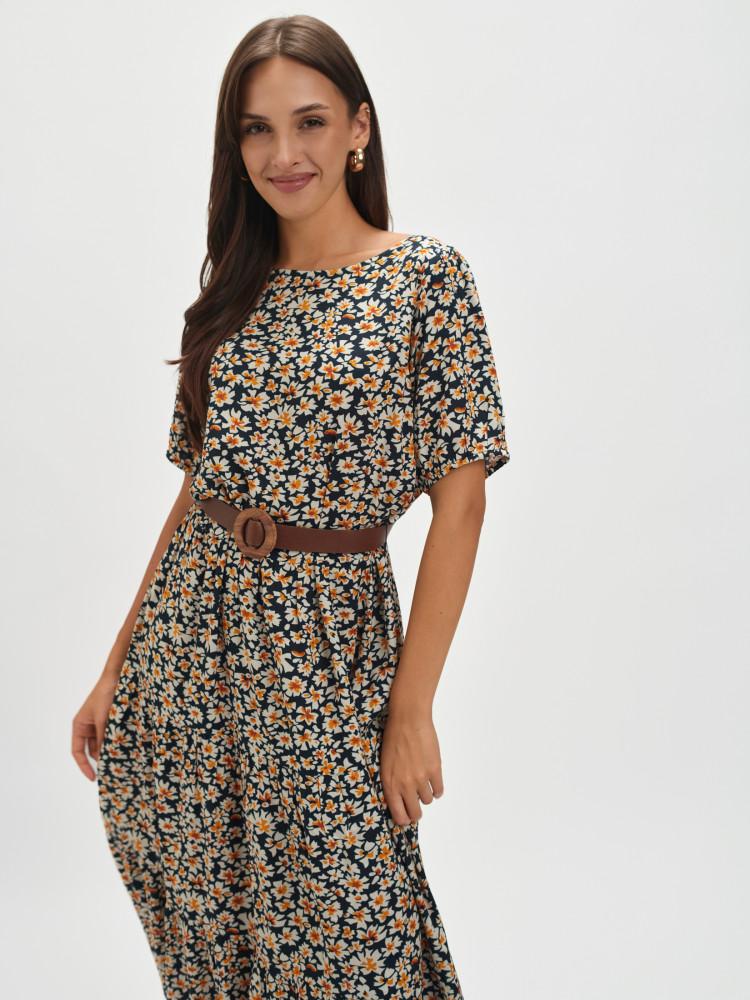 Sukienka w żółte kwiaty 