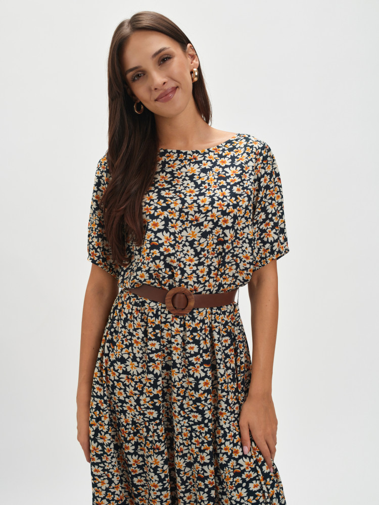 Sukienka w żółte kwiaty 