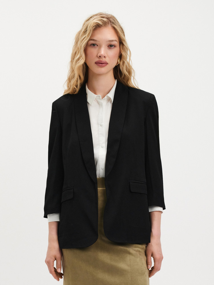 Klasyczny czarny żakiet 