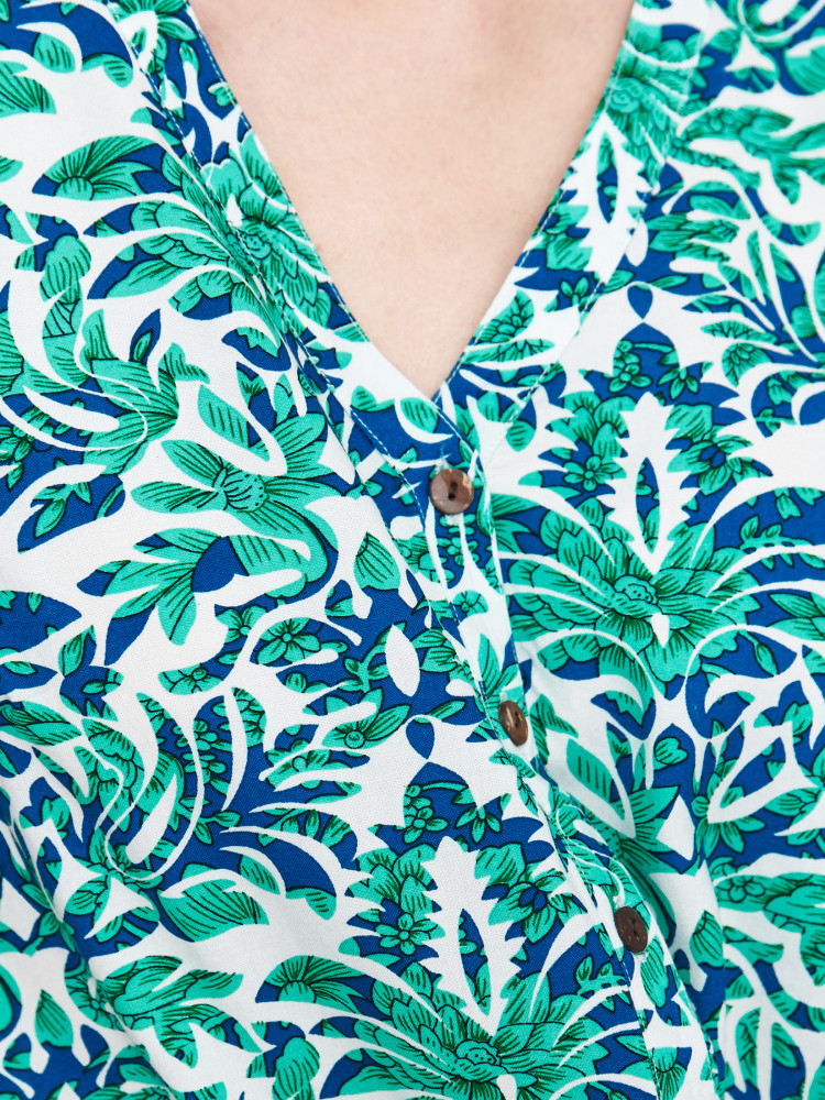 Bluzka w kwieciste wzory 