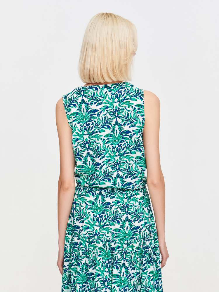 Bluzka w kwieciste wzory 