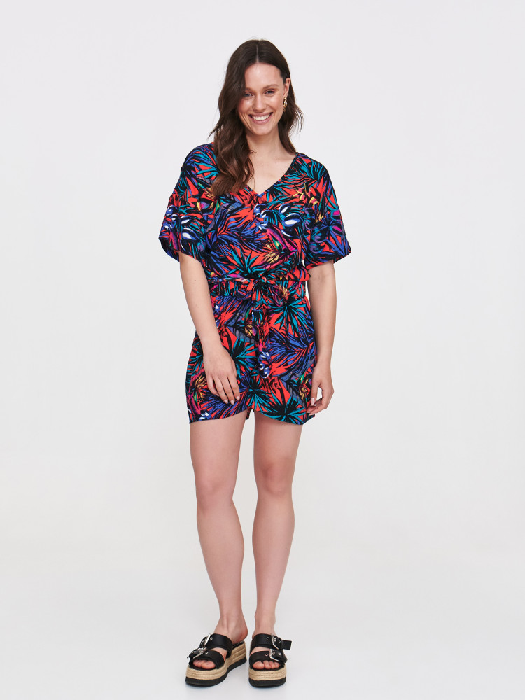 Luźna wzorzysta bluzka 