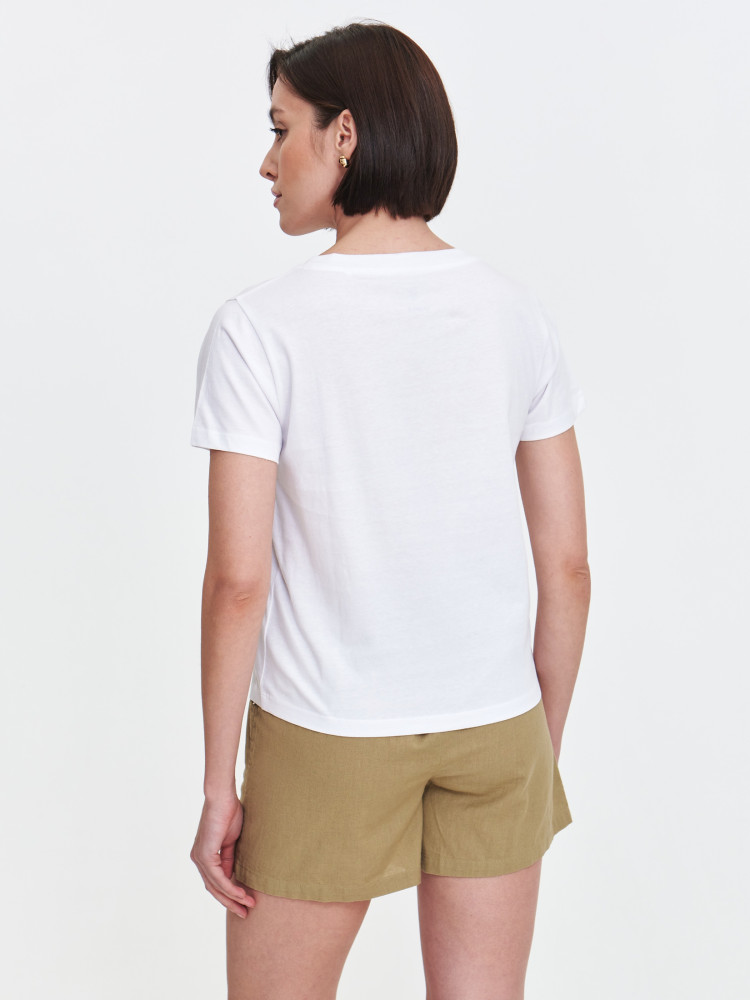 T-shirt z nadrukiem z psem 